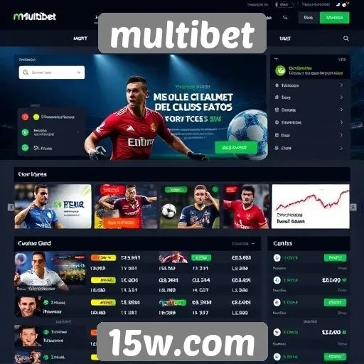 Interface do usuário do site Multibet é intuitiva
